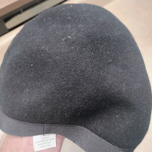 Black Wool Cap